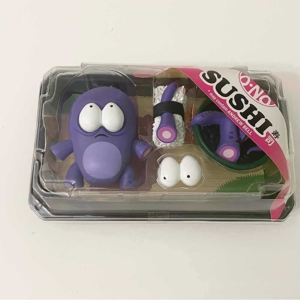 Dyzplastic Dead Zebra O-No Sushi PURPLE Vinyl Designer Toy Andrew Bell